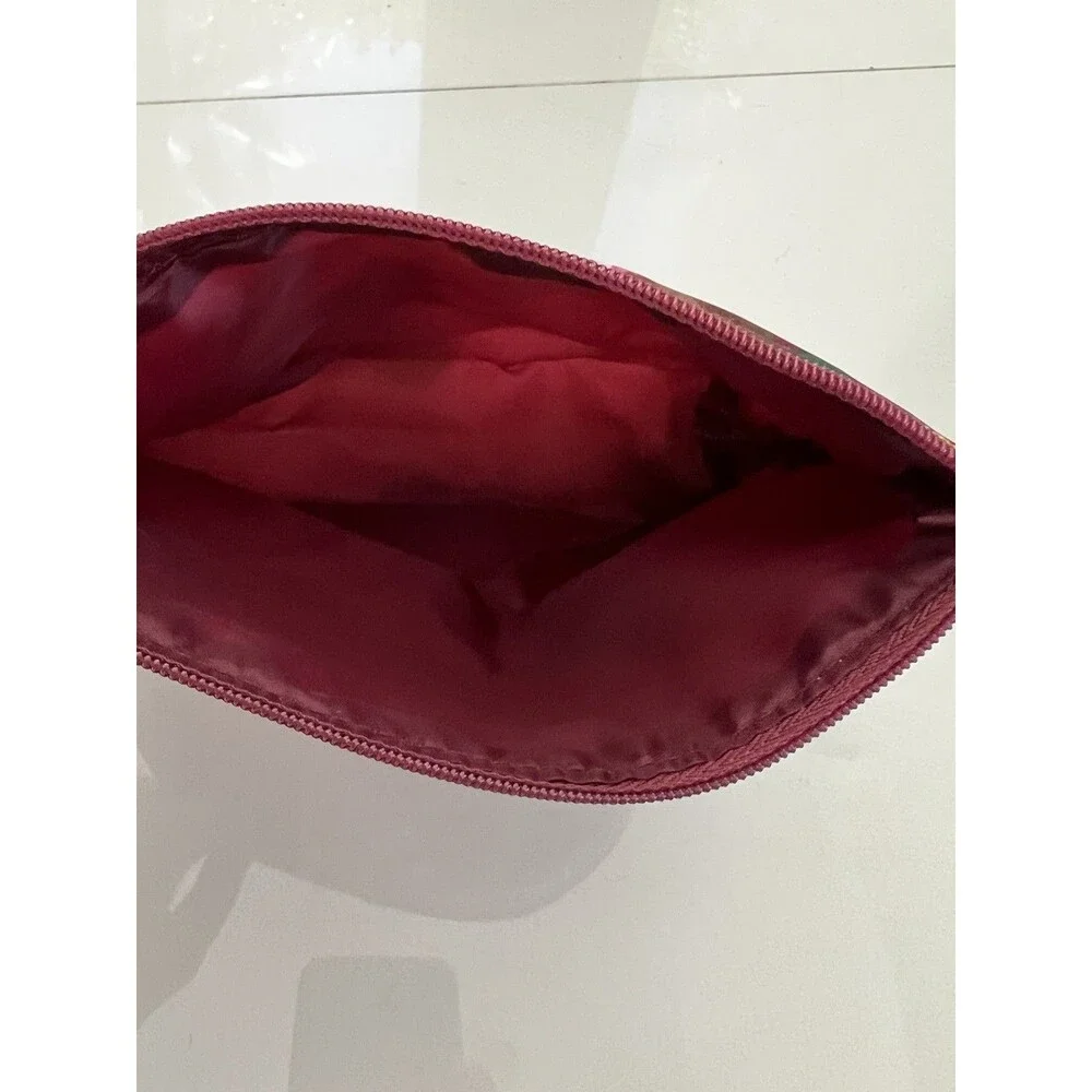 Clinique x Jonathan Cohen Floral Makeup Bag Cosmetic Pouch Pink Travel Case NEW